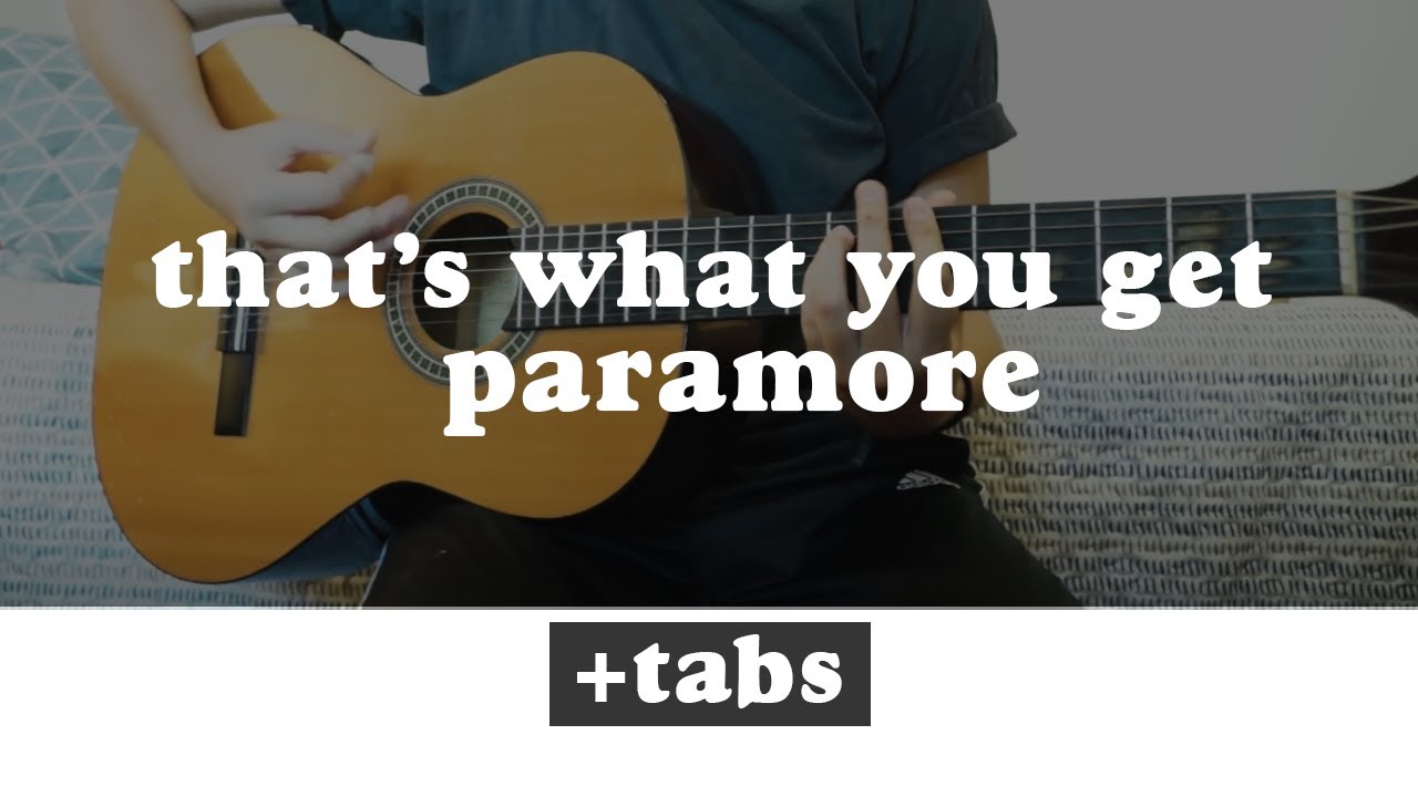 Paramore - That's What You Get (acoustic) | Guitar Cover | Tabs