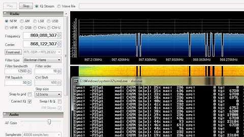 SDRSharp AutoTuner Feeding P25 to DSD