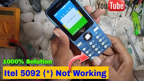 how to fix itel 5092 (*)button not working | Itel mobile 5092 (*) keypad not working | Itel phone