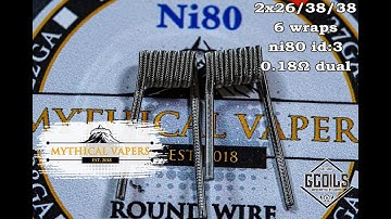 Ep:5 Coil Building Tutorial By Mythical Vapers:Staggered Fused Clapton Coils SFC