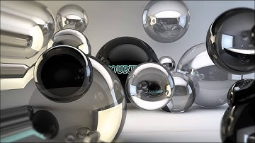 FREE CINEMA 4D & AFTER EFFECTS TEMPLATE - GLASS BUBBLE INTRO (DOWNLOAD TEMPLATE 10)