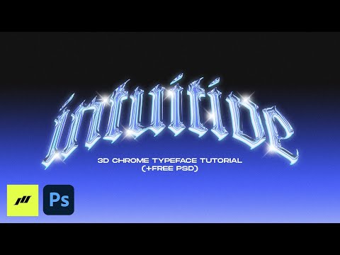 How to 3D Chrome Typeface Effect (+FREE PSD) | PHOTOSHOP TUTORIAL 2021