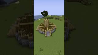 Starter Base in Minecraft 🏠#minecraft #minecraftshorts #shorts