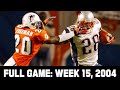 The Greatest MNF Upset! Patriots vs. Dolphins Week 15, 2004 Full Game