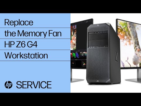 Replace the Memory Fan | HP Z6 G4 Workstation | HP