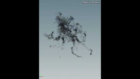 Houdini pyro smoke  #shorts