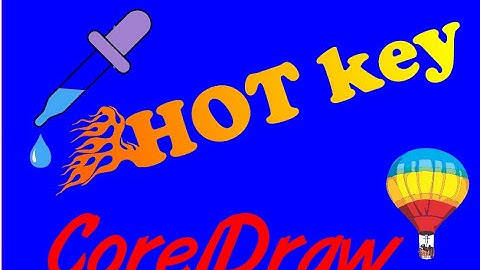 Corel Draw Tips & Tricks Color Eye Dropper tool and HOT KEY