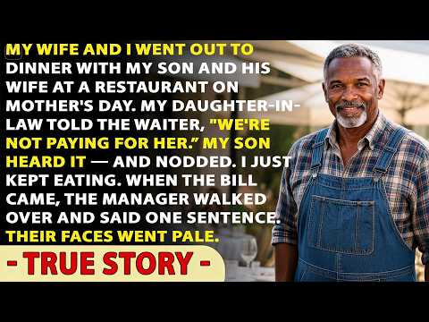 “We’re Not Paying for Her,” My DIL Told the Waiter — When the Bill Came, Their Faces Went Pale...