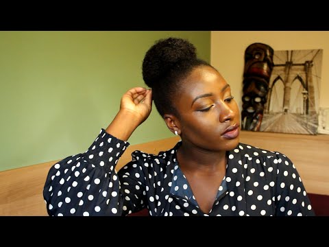 | QUICK & EASY SLEEK HIGH BUN ON NATURAL HAIR |