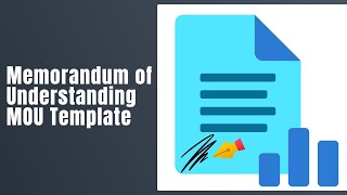 Memorandum of Understanding MOU Template - How To Fill Memorandum of Understanding MOU