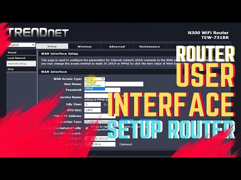 TRENDnet TEW-731BR N300 WiFi Router User interface | TRENDnet Router Setting | Wifi Password Change