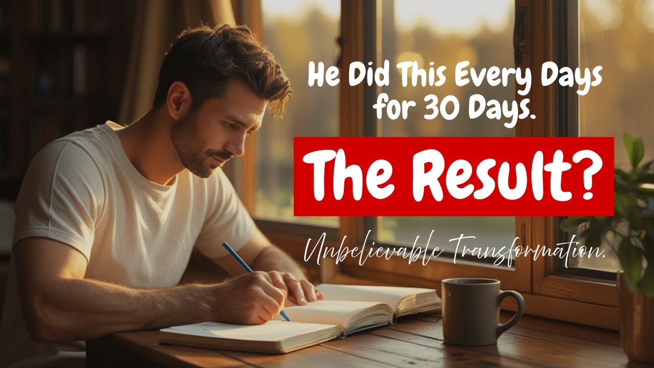 He Did This Every Day for 30 Days. The Result? Unbelievable