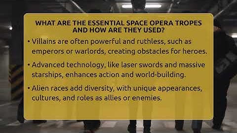 What Are The Essential Space Opera Tropes And How Are They Used? - The Action Reel