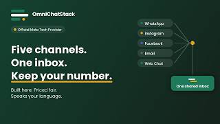 OmniChatStack Demo: Connect WhatsApp, Instagram, Facebook, Email & Web Chat in One Inbox screenshot 2