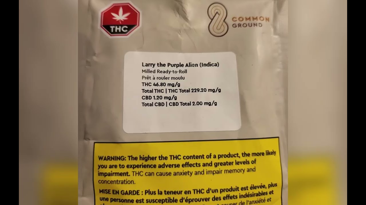 Larry The Purple Alien {Indica} Strain Buds!