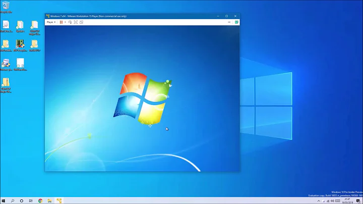 Installing Windows 7 Pro using OEM Downgrade Rights in VMware Player