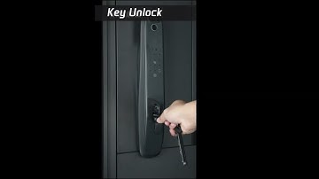 High-quality face recognition fingerprint recognition password recognition intercom smart lock