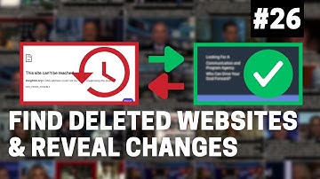 OSINT At Home #26: Top 5 hacks to find deleted websites, posts and secret changes