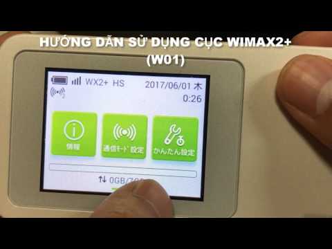 Mạng Softbank Bị Chậm - cách sử dụng WiFi cầm tay  wimax2+