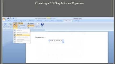MATH ADD IN FOR MS WORD EXAMPLE