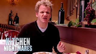 Chef Serves Ramsay Disgusting Mushy Food That’s A Week Old! | Kitchen Nightmares