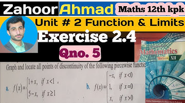 LEC # 24(a) | exercise 2.4 qno 5 class 12 maths kpk board | exercise 2.4 class 12th maths kpk board.