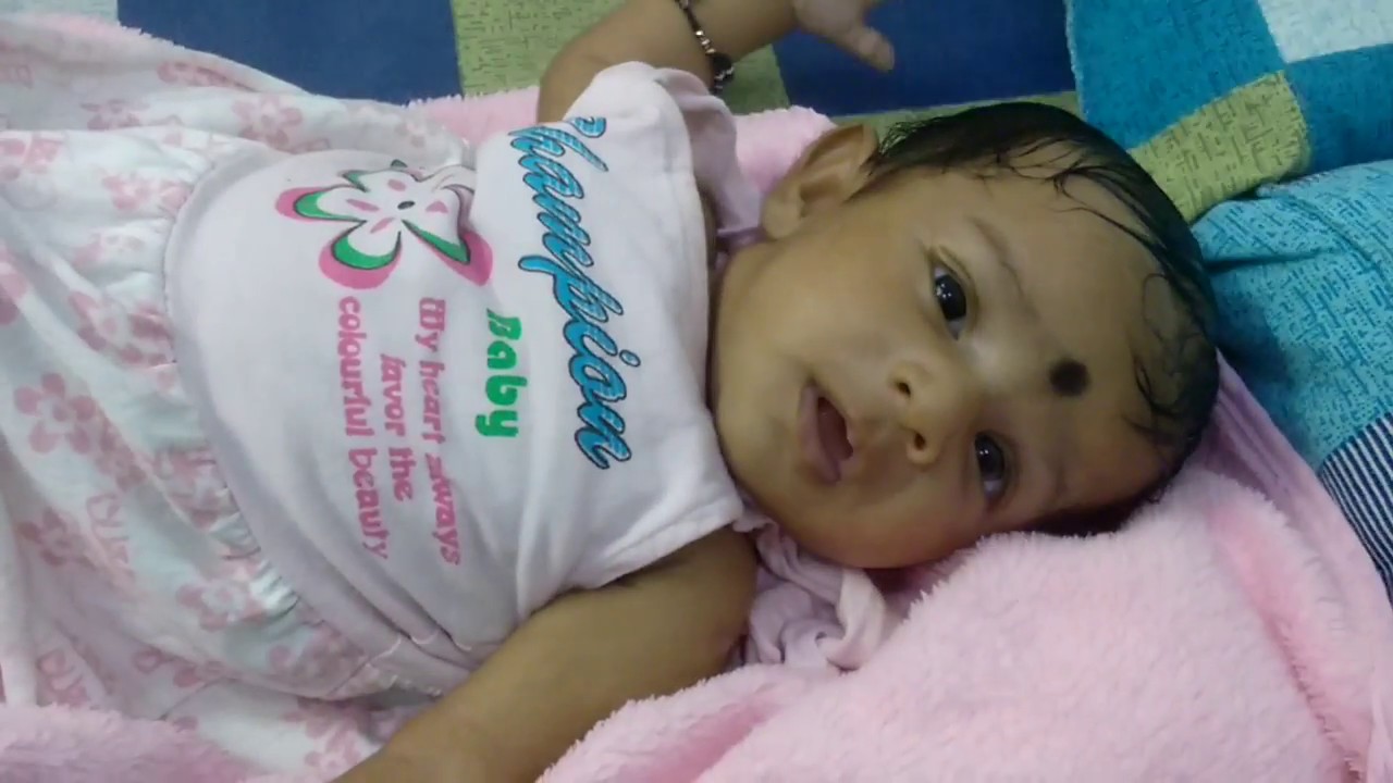 DAY 41: Newborn Cute Baby Girl Drishta Sen - YouTube