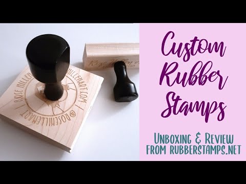 Unboxing & Review: Custom Rubber Stamps from rubberstamps.net