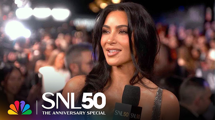 Kim Kardashian at SNL50: The Red Carpet | NBC