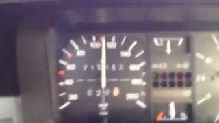VW Polo 86C CL 0-100 acceleration