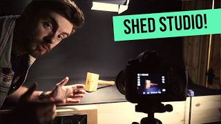 I Built a Photo Studio in My Shed
