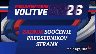 Zadnje Predvolilno Sooenje Predsednikov Strank Pravna Drava Zdravstvo In Sprava