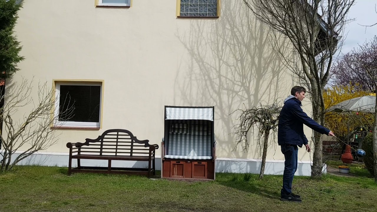 Kreisbewegung Schnur loslassen