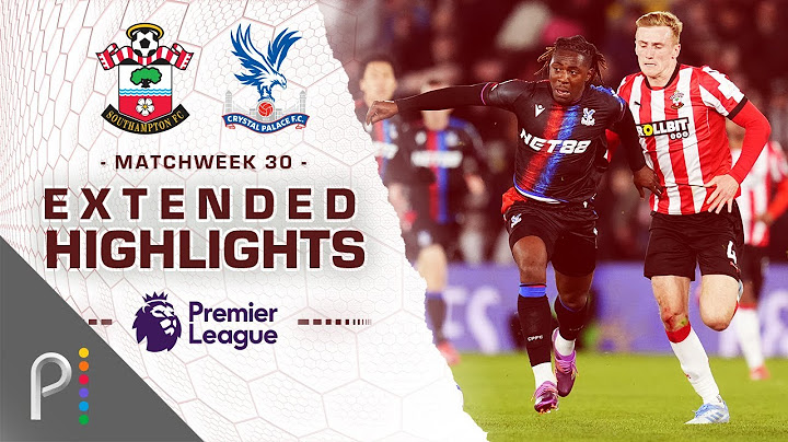 Southampton v. Crystal Palace | PREMIER LEAGUE HIGHLIGHTS | 4/2/2025 | NBC Sports