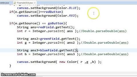 GUI Design 3: User Input