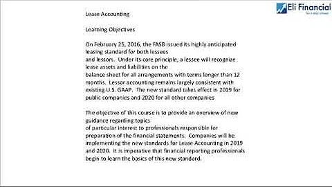 The New Lease Accounting Standard (ASC 842) - An I...