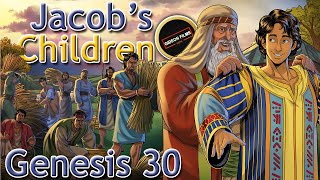 Jacobs Children Genesis 30 Jacobs Flocks Increase Laban Rachel Leah Bilhah Zilpah