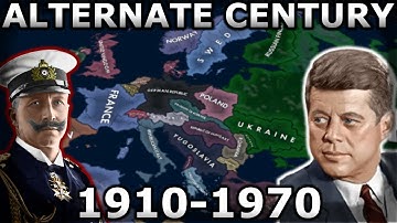 60 Years Mega Century Timelapse | WW1 WW2 Cold War [HOI4]
