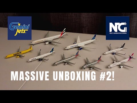 8 Gemini Jets & NG Models! - Massive unboxing #2!!!