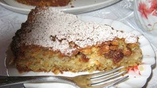 Овсяный яблочный пирог Овсяный яблочный пирог