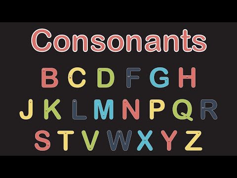 Consonants: Definition, Meaning and Examples