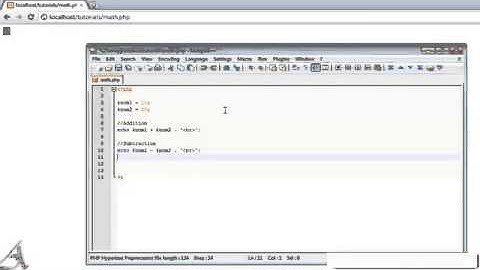 PHP Tutorial 8   Math Operators PHP For Beginners