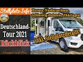 Wohnmobil-Tour 2021 Deutschand | Rückblick | Stellplatzdetails | Roller Team Kronos 283TL
