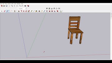 Making a simple chair by SketchUp 2020 using Windows (part 1)
