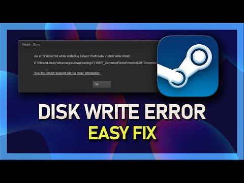 Steam - How To Fix Disk Write Error