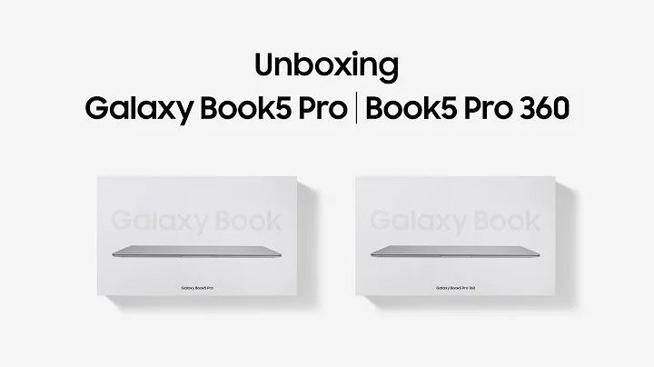 Unboxing Galaxy Book5 Pro | Book5 Pro 360 | Samsung