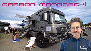 FULL CARBON 4x4 MONOCOCK RV 2023 MAN. Berlin craftsman invents awesome camper!