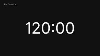 120 Minutes Countdown Timer ⏱️ | 2 Hour Timer for Focus, Study & Productivity
