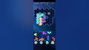 Block! Hexa Puzzle~HexaMage D block 10 to 11 levels~ level-28-29