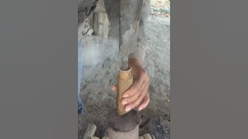 Technique of connecting dagger blade with handle #shorts #short #shortsfeed #shortvideo #diy #how